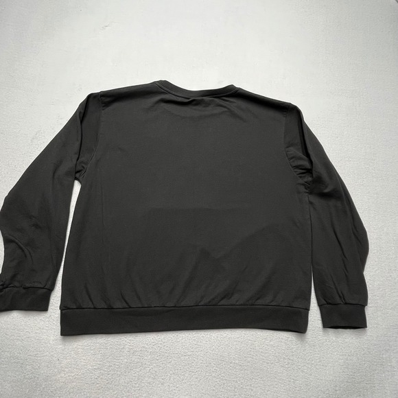 Keith Haring Heart Graphic Sweatshirt Black Mens XL Pop Art Crewneck Pullover - Picture 3 of 9